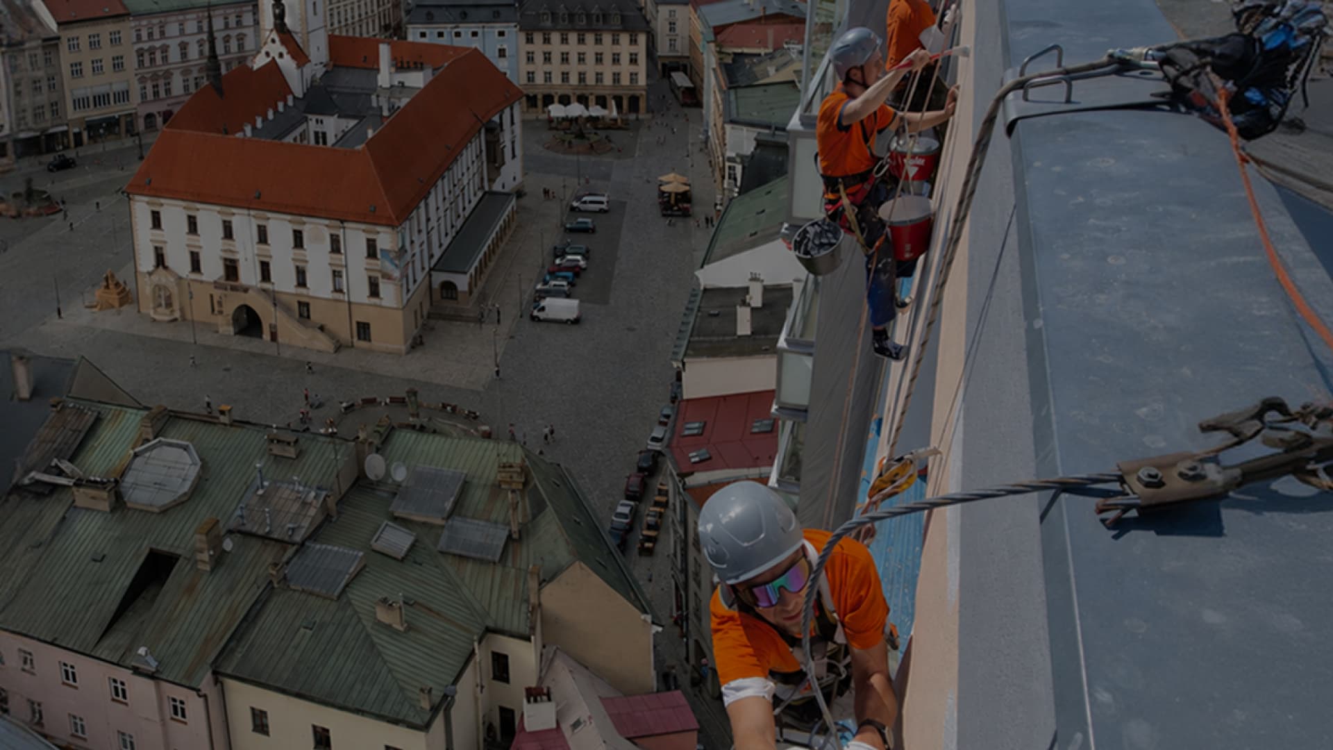 Práce Kolora.cz na fasádě bytového domu